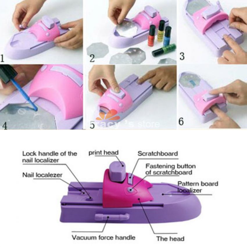 Nail Printing Machine Nail Art Stamping Amazing